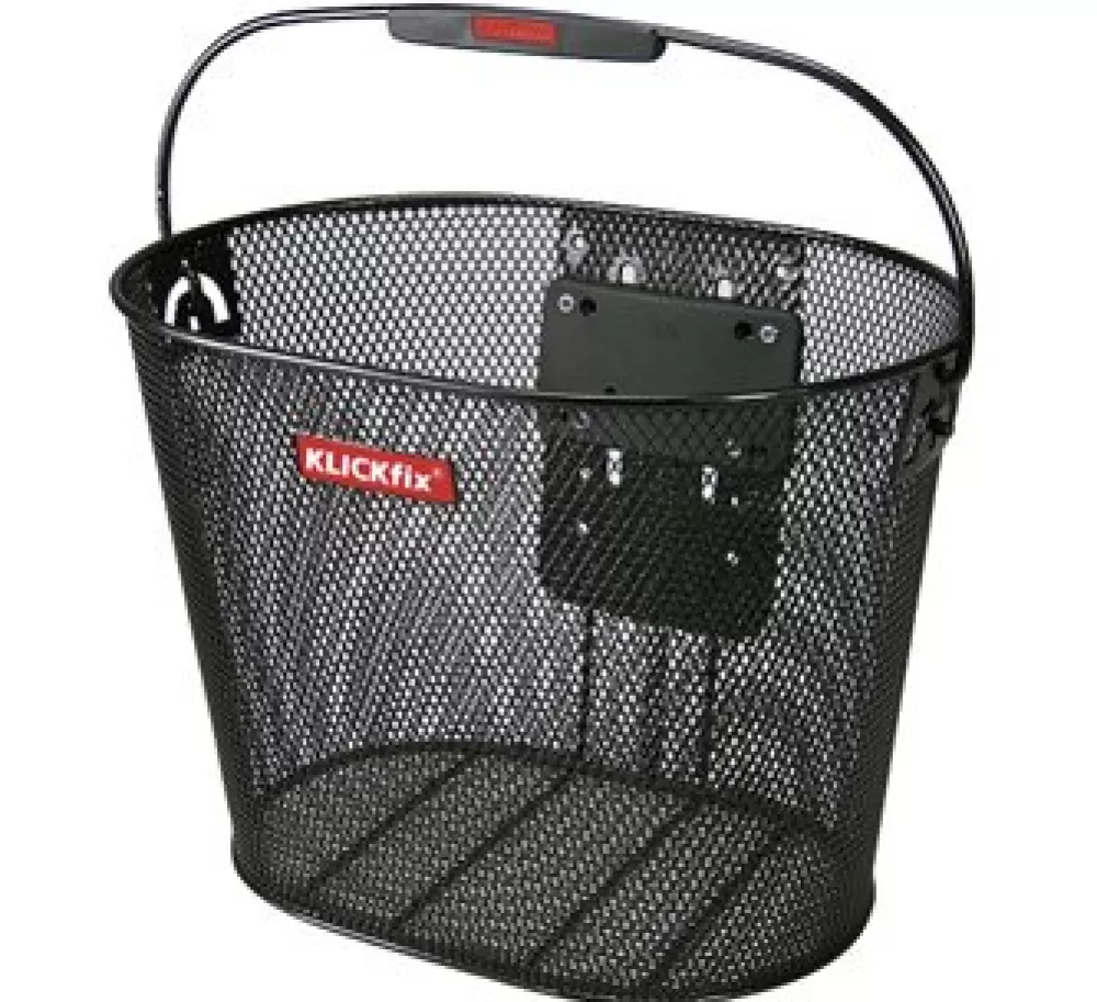 Klickfix Cykelkurve | Oval Plus 36x25x27 Sort