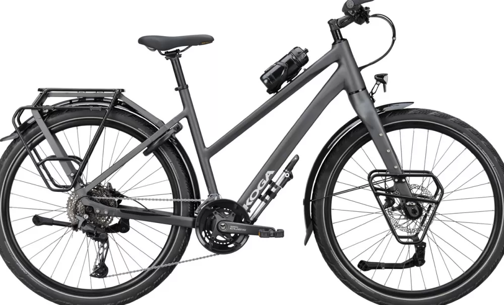 KOGA Damecykler | Worldtraveller Dame 2025 - Grå OFF BLACK