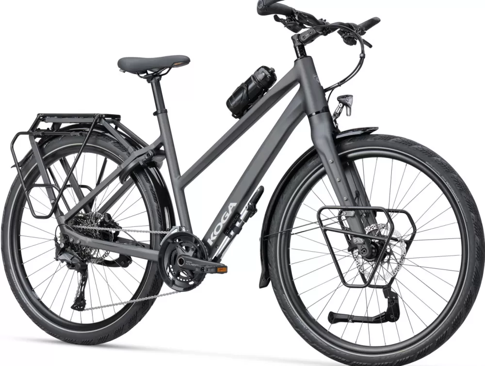 KOGA Damecykler | Worldtraveller Dame 2025 - Grå OFF BLACK