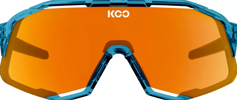 KOO Cykelbriller | Demos Cykelbriller - Blue Glass - Orange Mirror Lens