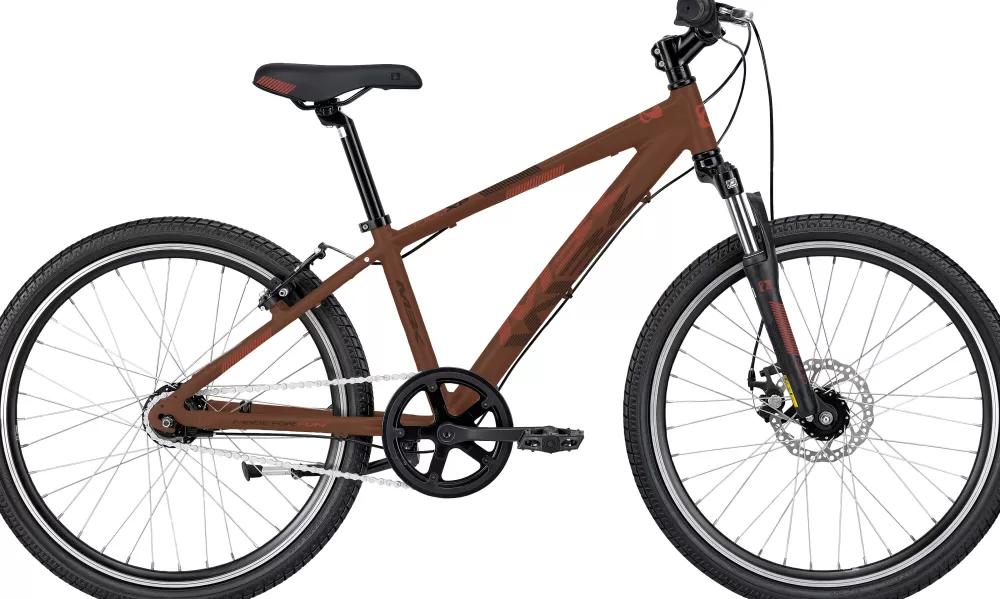 MBK Børnecykler | Mud XP 24" Pige 7g 2023 - Rød Mat rød