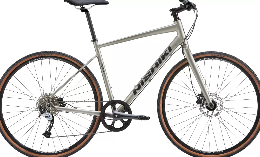 Nishiki Herrecykler | Comp Nine Herre 9g 2023 - Sølv Mat sandfarvet