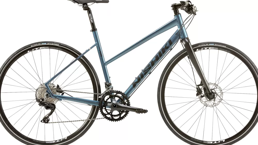 Nishiki Damecykler | Pro Air Dame 22g 105 2023 - Blå blågrøn
