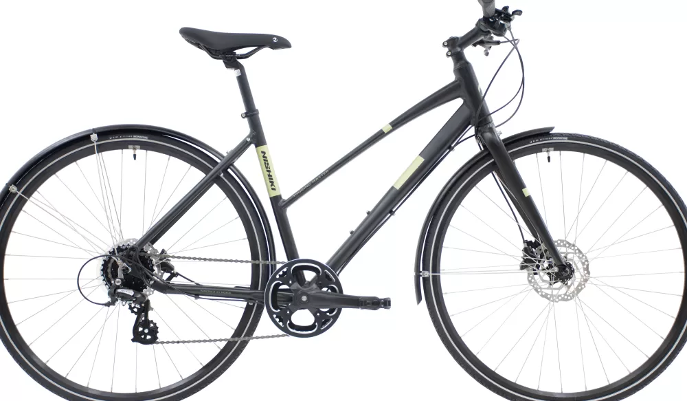 Nishiki Damecykler | Touring Master Dame 8g 2023 - Sort Matsort
