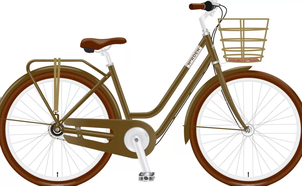 Norden Børnecykler | Clara 20" 3g Pige 2024 - Oliven grøn