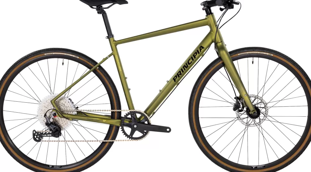 Principia Gravel Cykler | Racercykler | Gravel 20 Hybrid 12g 2023 - Grøn Mat Grøn