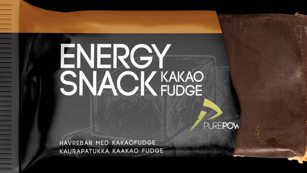PurePower Energiprodukter | Spinning*Energy Snack Kakao Fudge - 60g