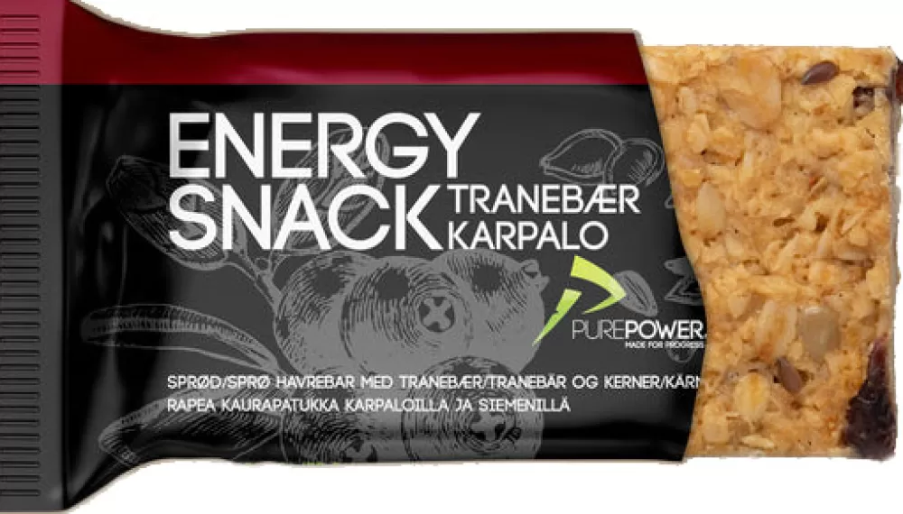 PurePower Energiprodukter | Spinning*Energy Snack Tranebær - 60g