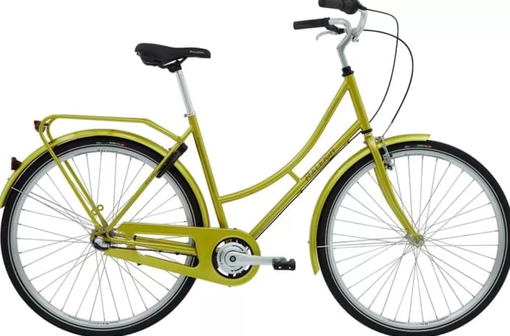 Raleigh Damecykler | Darlington Dame 3g Fodbremse - Guld Guld grøn