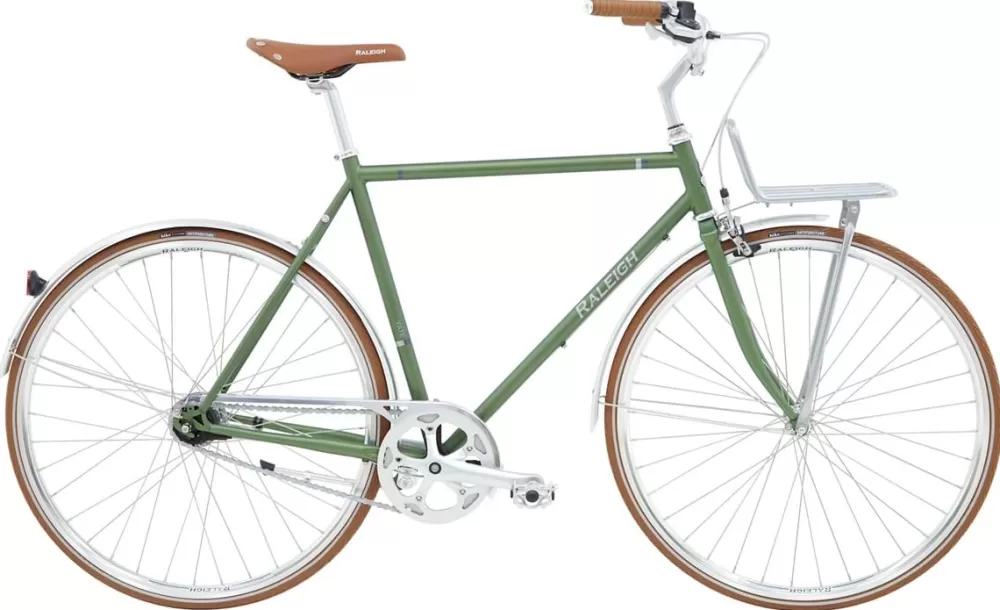 Raleigh Herrecykler | Yate Cargo 7g Herre 2023 - Grøn Mat Grøn