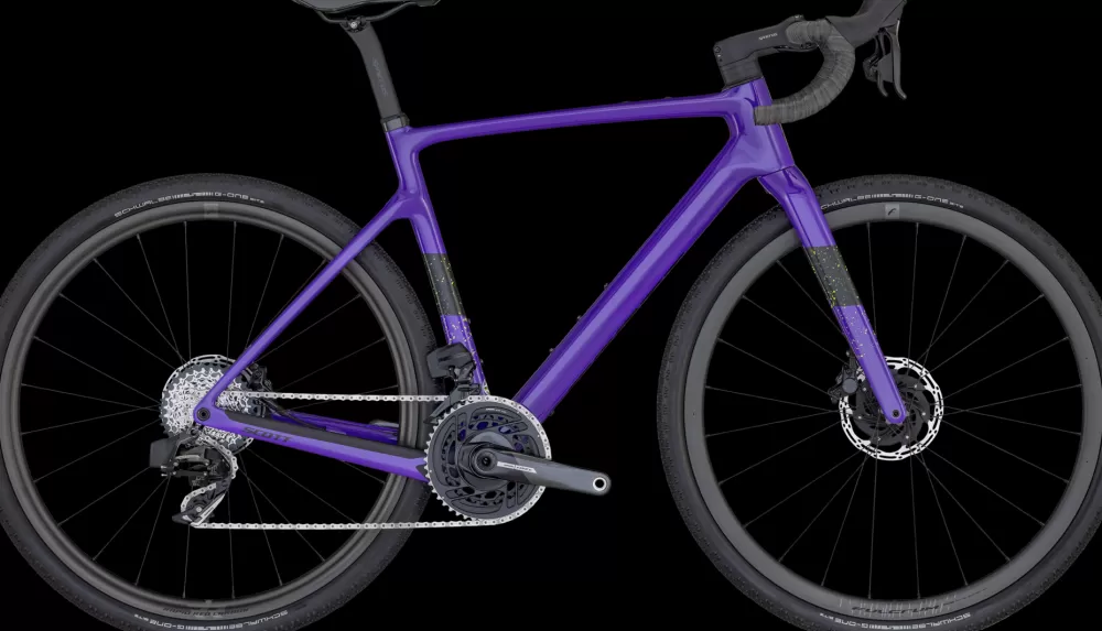 Scott Gravel Cykler | Racercykler | Addict Gravel 10 2024 - Lilla Ultraviolet Purple