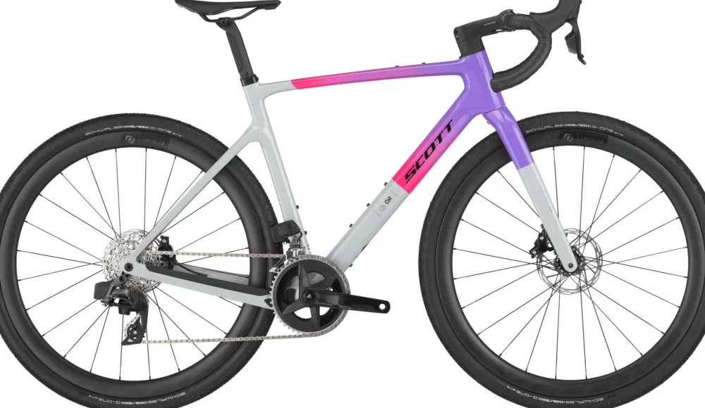 Scott Gravel Cykler | Racercykler | Addict Gravel 20 2025 - Narwal Grey Narwal Grey / petrol black / narwal grey-fade purple