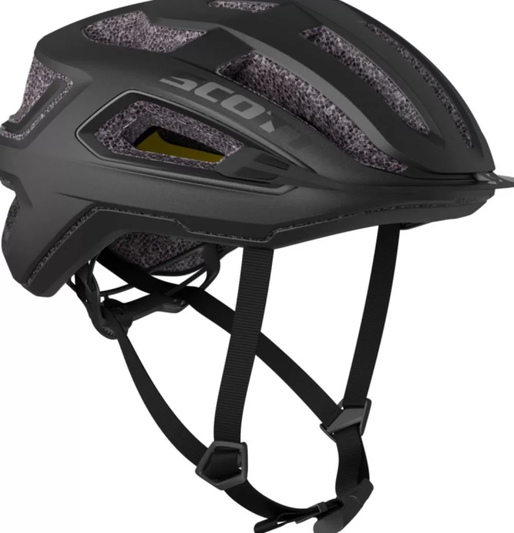 Scott Cykeltøj Til Herre | Cykelhjelme | Arx Plus (MIPS) Hjelm - Sort granite black