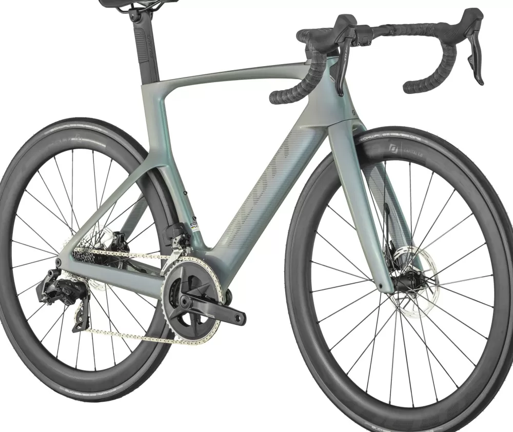 Scott Racercykler | Foil RC 20 2023 PRISM GREY GREEN GLOSS -