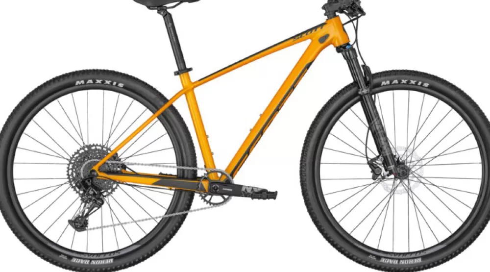 Scott Mountainbikes | Scale 960 2022 GLOSS FIRE ORANGE + DARK GREY