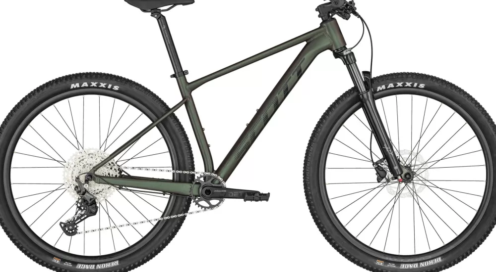 Scott Mountainbikes | Scale 980 2024 - Grøn IRIDIUM BLACK - SWAMP MIST GREEN