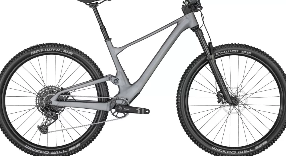 Scott Mountainbikes | Spark 950 2022 COOL RAW ALLOY + DARK SMOKE BRUSH