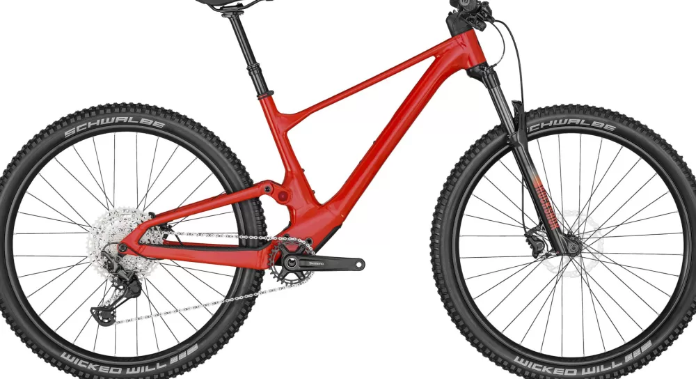 Scott Mountainbikes | Spark 960 2022 - Rød HIGH RISK RED + GOLD TINT