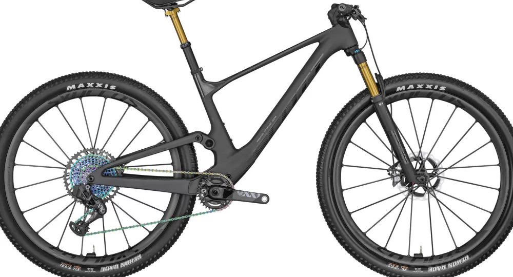 Scott Mountainbikes | Spark RC SL EVO AXS 2022 MATT RAW CARBON + BRUSHED SILVER