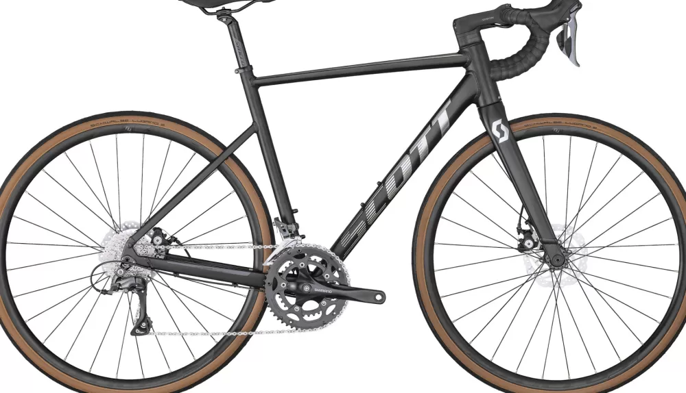 Scott Racercykler | Speedster 40 2024 MATT BLACK + BRUSHED SILVER