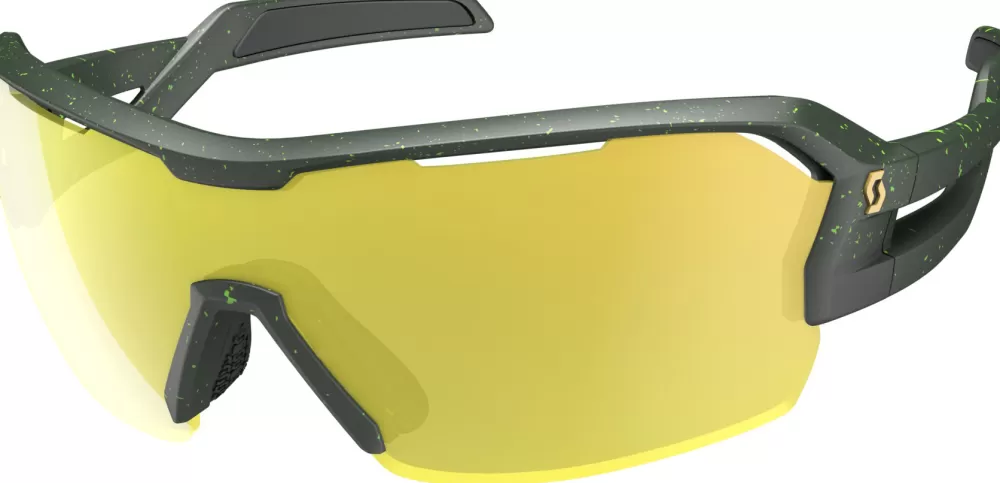 Scott Cykelbriller | Spur Cykelbrille - Grøn/Gul black/yellow/gold chrome