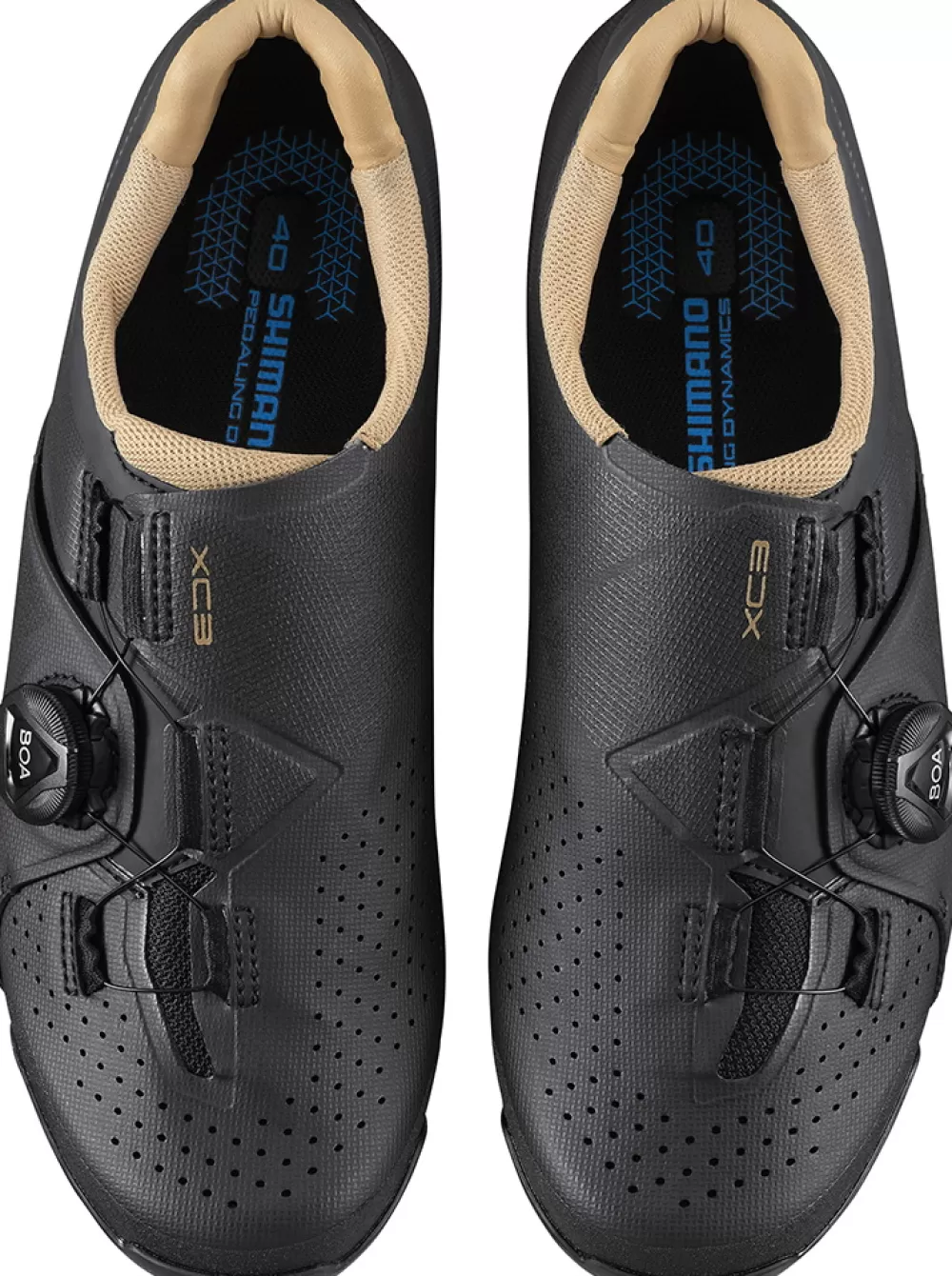 Shimano Cykelsko | Cykeltøj Til Kvinder | XC300 SPD Dame MTB Sko - Sort Black