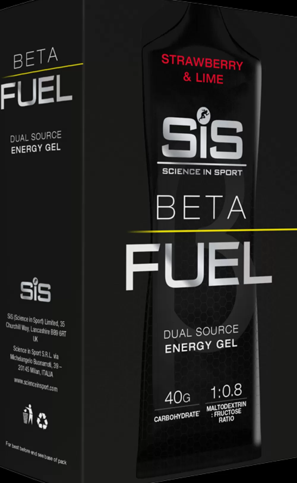Science in Sport Energiprodukter | Spinning*SIS Beta Fuel Endurance Gel Strawberry Lime 6x60ml
