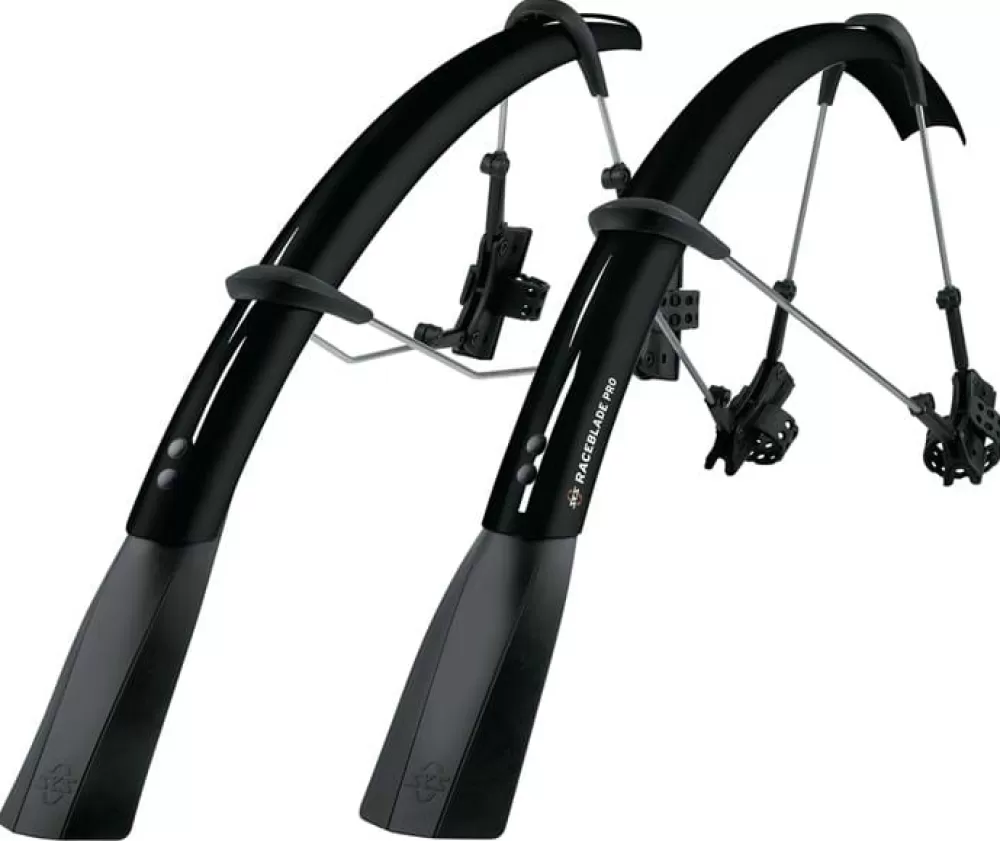 SKS Cykelskærme | - Skærmsæt Raceblade Pro 700 X 25mm Eller 25-32mm Inkl. Stivere Matsort