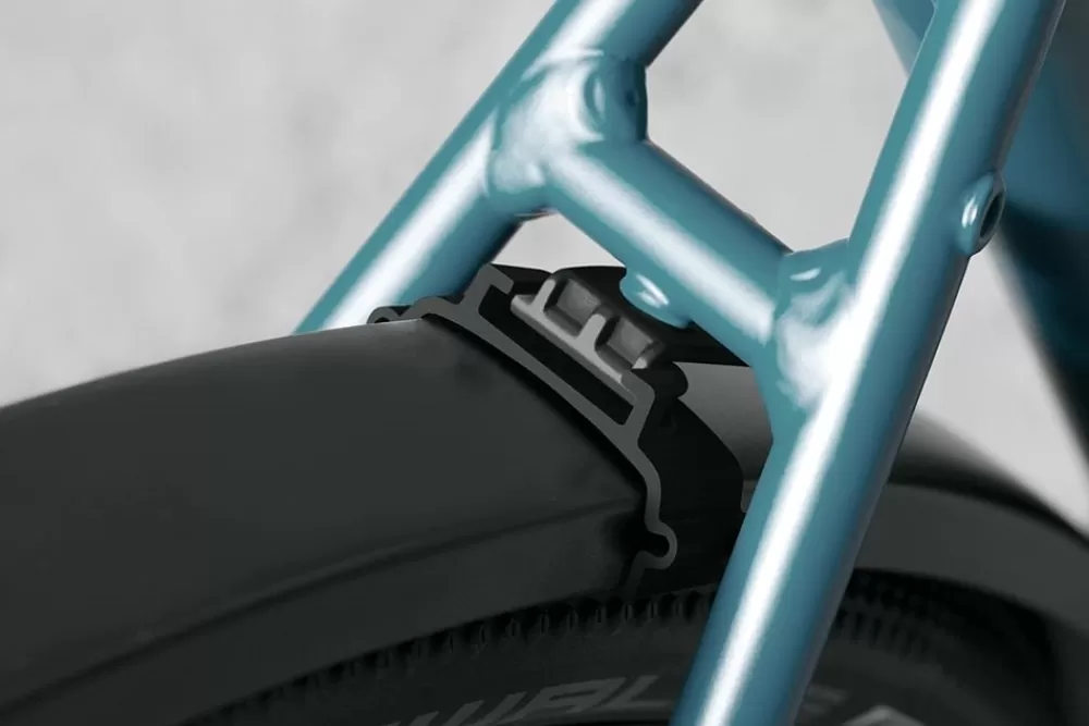 SKS Cykelskærme | Edge AL Skærmsæt 700c X 56mm Aluminium Inkl. Stivere - Matsort
