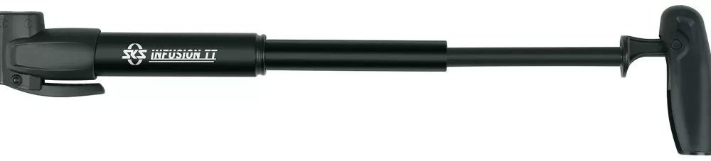 SKS Cykelpumper | Infusion TT Minipumpe 225mm Multi Ventil 6bar/85psi - Sort