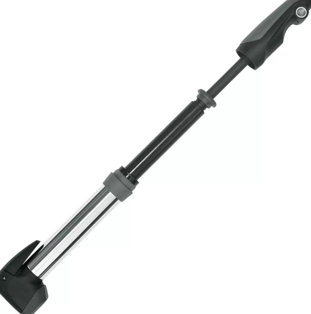 SKS Cykelpumper | Injex T-Zoom Alu Minipumpe 256mm Multi Ventil 10bar/144psi - Sølv