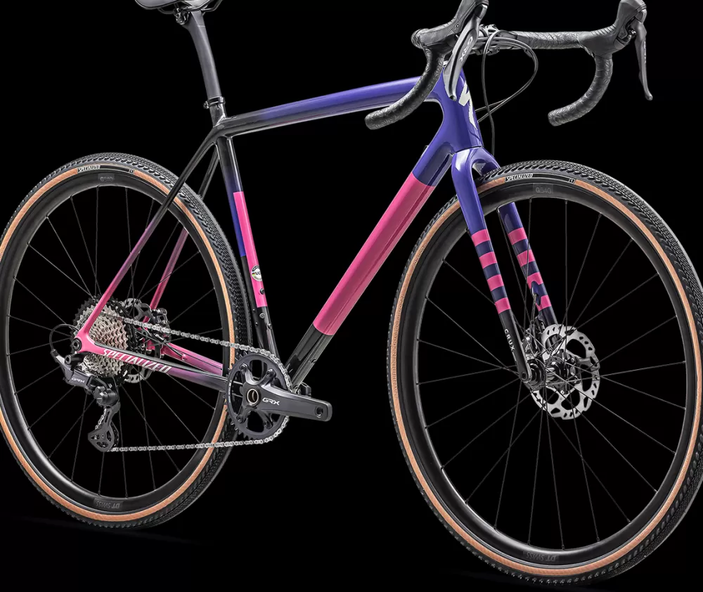 Specialized Gravel Cykler | Racercykler | Crux Comp 2025 - Lilla Gloss Carbon/Purple Haze/Rebel Pink/Birch