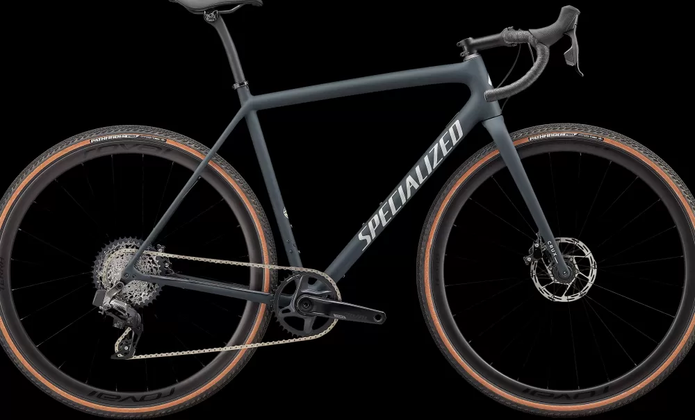Specialized Gravel Cykler | Racercykler | Crux Expert 2023 - Grå Satin Forest/Light Silver