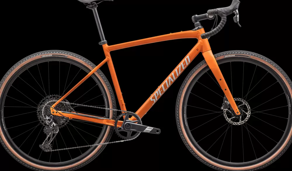 Specialized Gravel Cykler | Racercykler | Diverge Comp E5 2025 - Orange SATIN AMBER GLOW/DOVE GREY