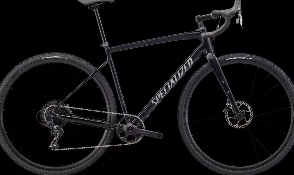 Specialized Gravel Cykler | Racercykler | Diverge Comp E5 2022 - Sort Gloss Tarmac Black/Smoke/Chrome/Clean