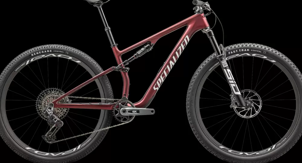 Specialized Mountainbikes | Epic 8 Expert 2025 - Rød Satin/Redsky White