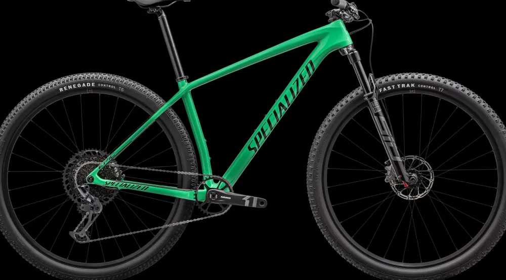 Specialized Mountainbikes | Epic Hardtail Comp 2025 - Grøn Gloss Electric Green / Forest Green
