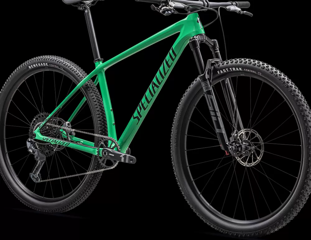 Specialized Mountainbikes | Epic Hardtail Comp 2025 - Grøn Gloss Electric Green / Forest Green