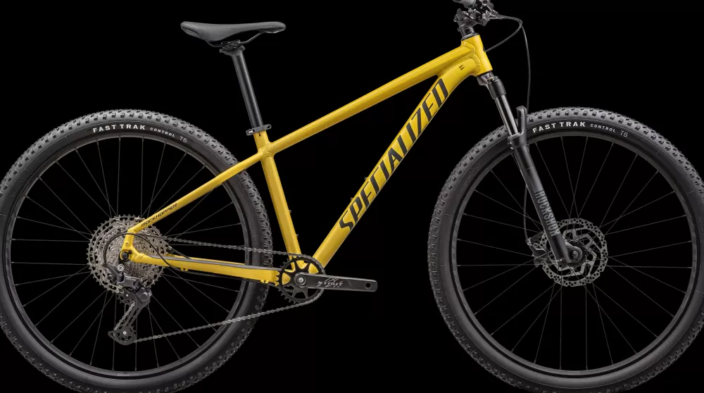 Specialized Mountainbikes | Rockhopper Expert 2025 - Gul SATIN METALLIC SULPHUR / OBSIDIAN