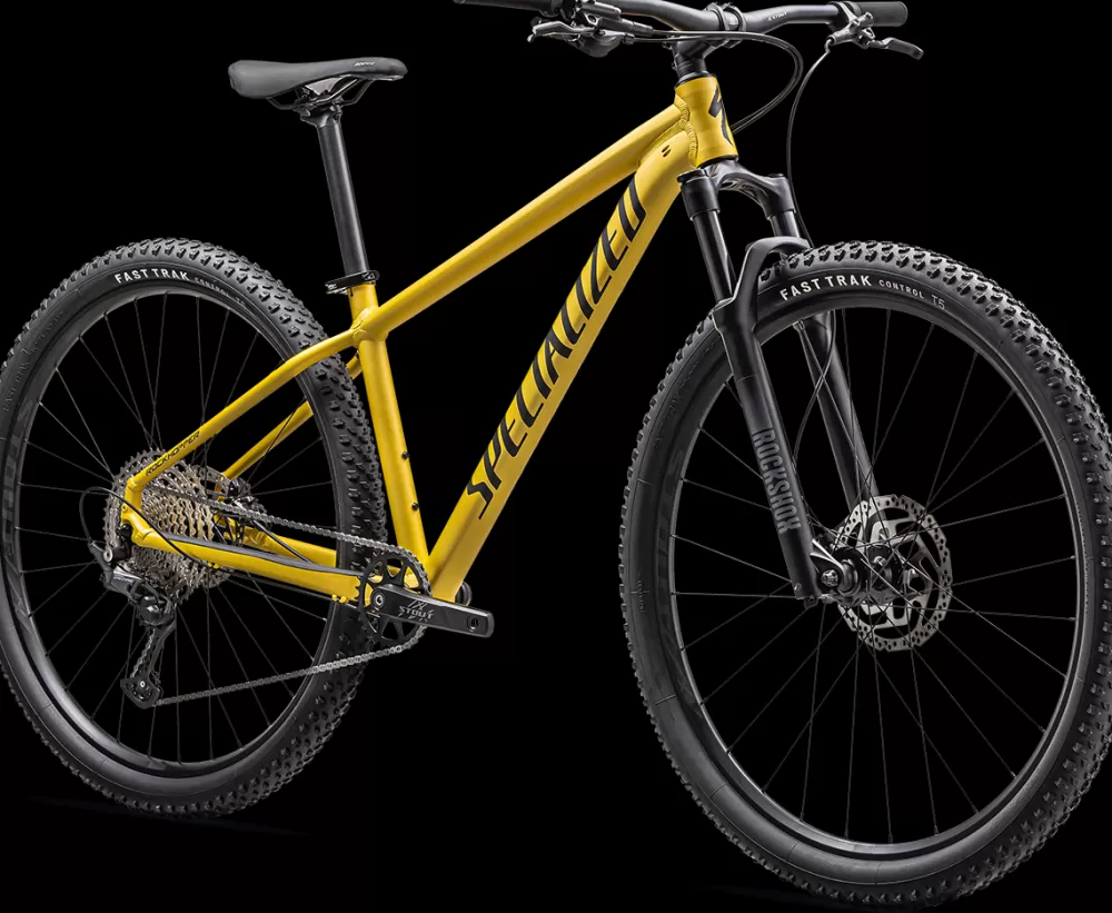 Specialized Mountainbikes | Rockhopper Expert 2025 - Gul SATIN METALLIC SULPHUR / OBSIDIAN