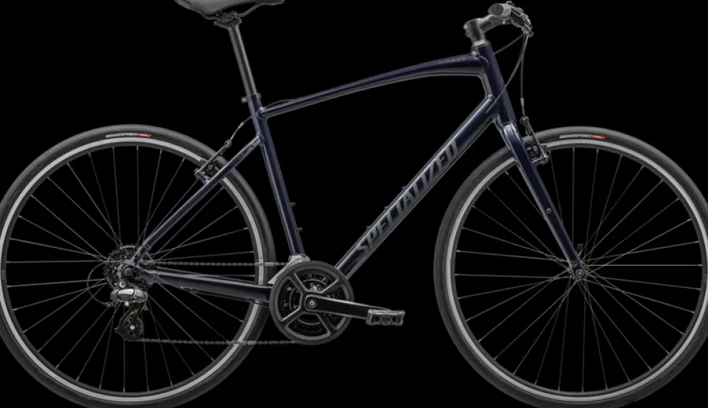 Specialized Herrecykler | Sirrus 1.0 2023 - Blå SATIN DEEP MARINE / SATIN DARK NAVY REFLECTIVE