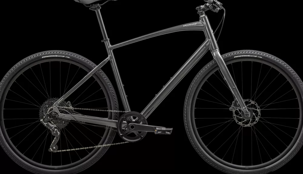 Specialized Herrecykler | Sirrus X 3.0 2025 - Sort GLOSS SMOKE / SATIN REFLECTIVE DUNE WHITE