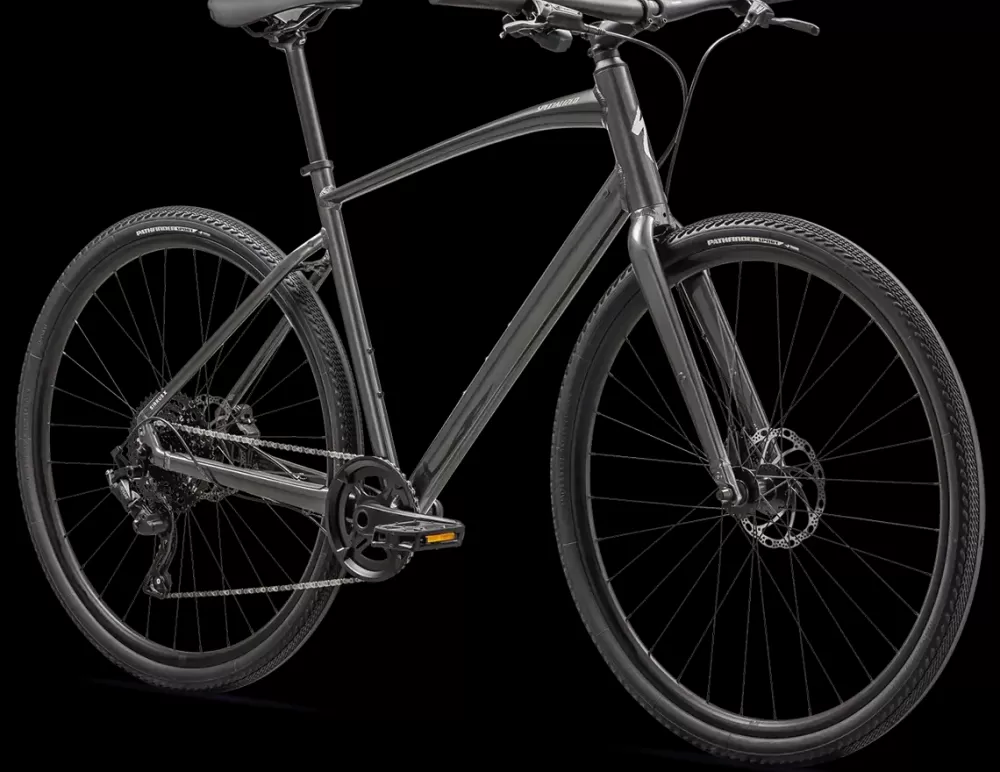 Specialized Herrecykler | Sirrus X 3.0 2025 - Sort GLOSS SMOKE / SATIN REFLECTIVE DUNE WHITE