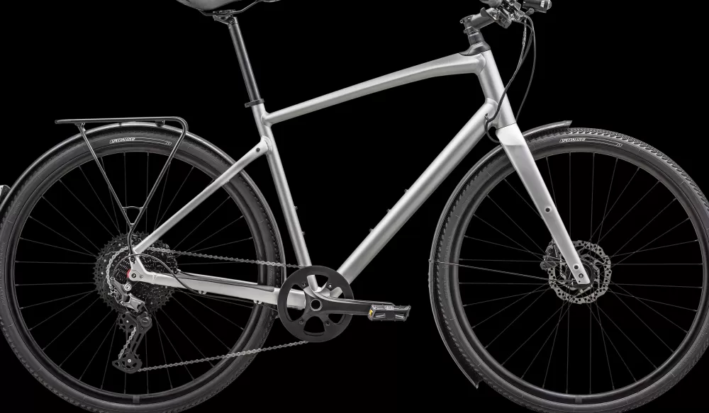Specialized Herrecykler | Sirrus X 4.0 EQ 2025 - Grå/Sølv SATIN LQDSIL FOGTNT