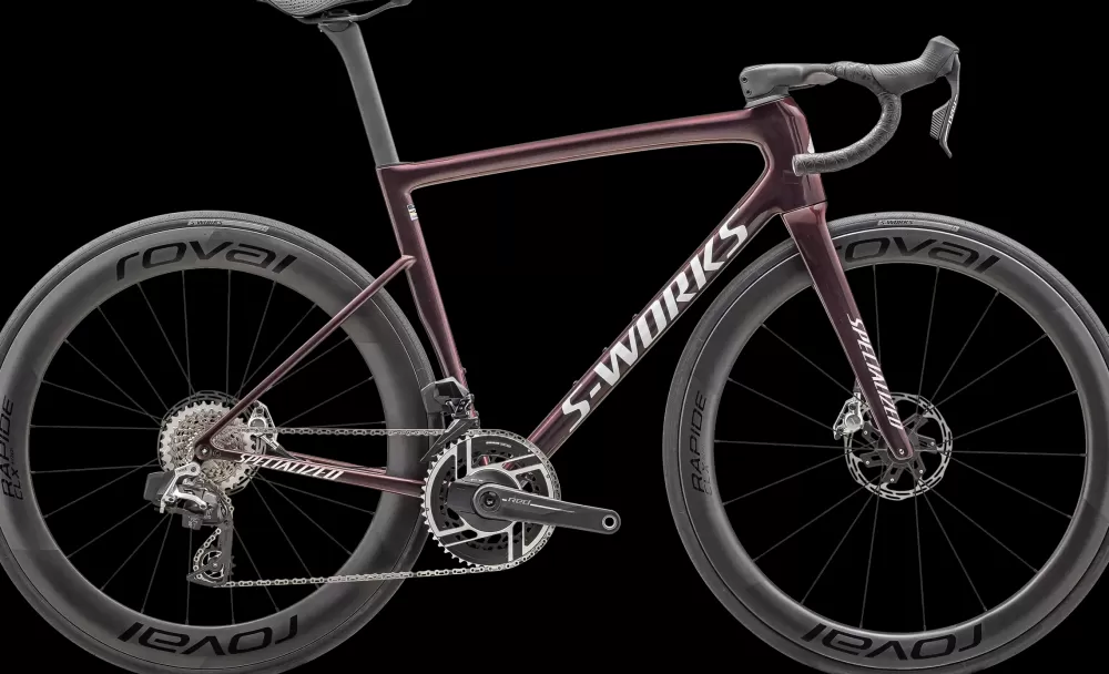 Specialized Racercykler | S-Works Tarmac SL8 - SRAM RED AXS 2025 - Rød Gloss Solidity/Red To Black Pearl/Metallic White Silver