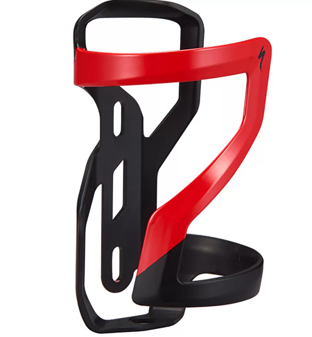 Specialized Flaskeholdere | ZEE CAGE II Right - Matsort/Rød Matte Black/Flo Red