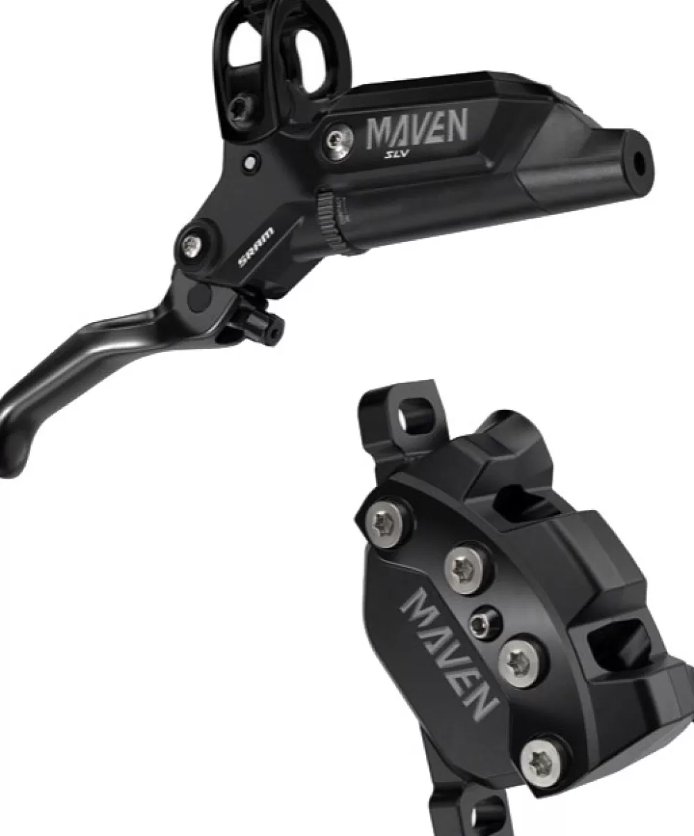 SRAM Bremser*Hydraulic Disc Brake Maven Silver [FRONT] - Black Anodized