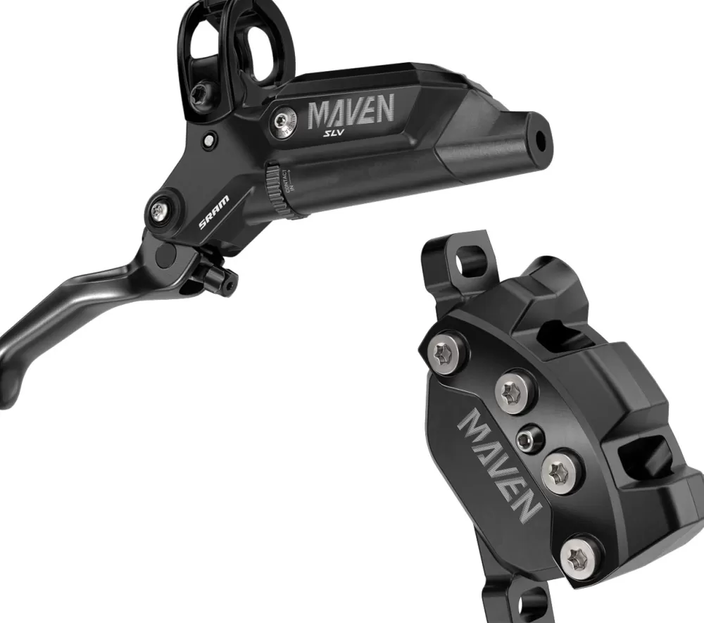 SRAM Bremser*Hydraulic Disc Brake Maven Silver [REAR] - Black Anodized