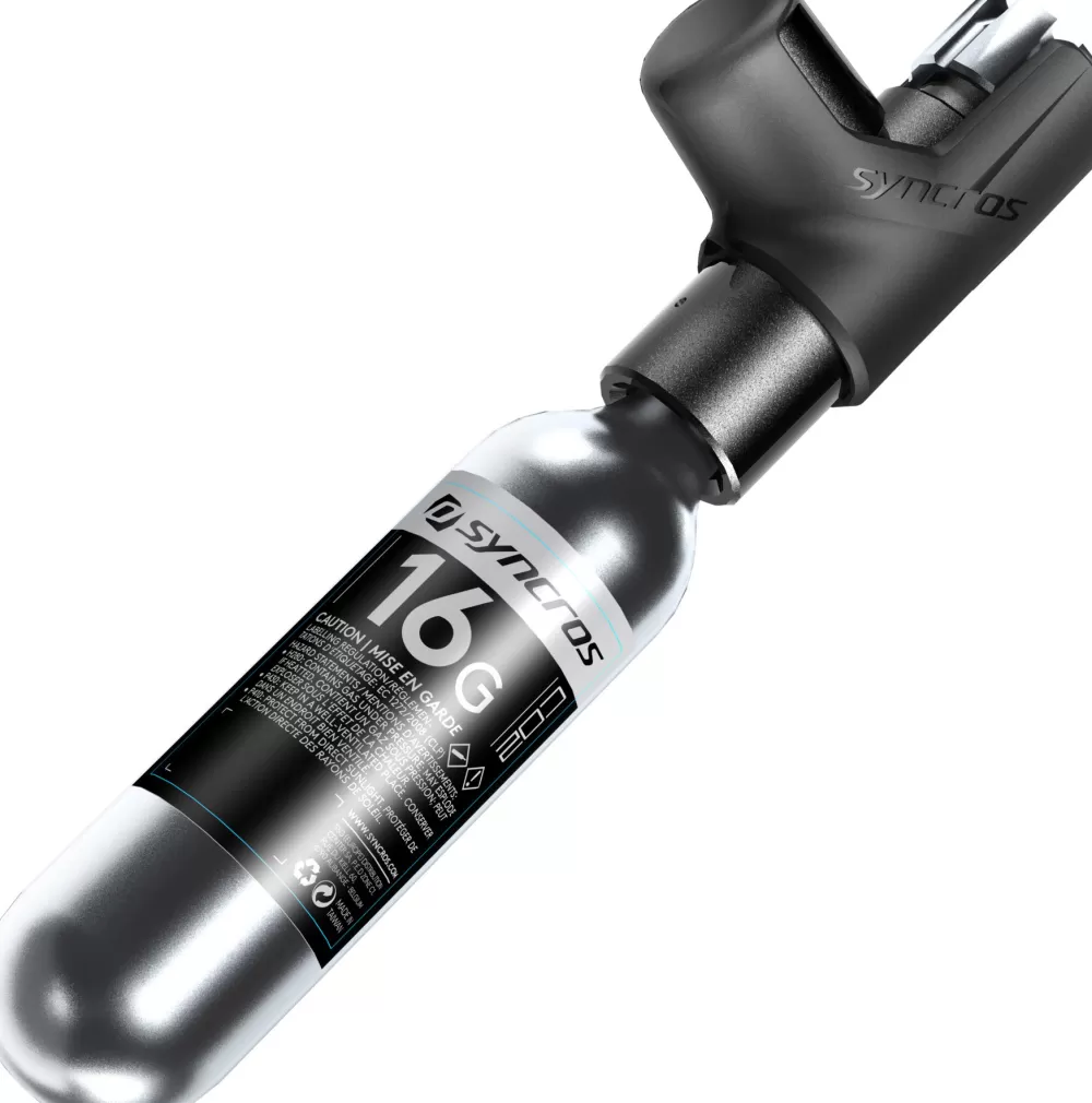 Syncros Cykelpumper | Boundary CO2 + 16g Cartridge Co2 Pumpe Black