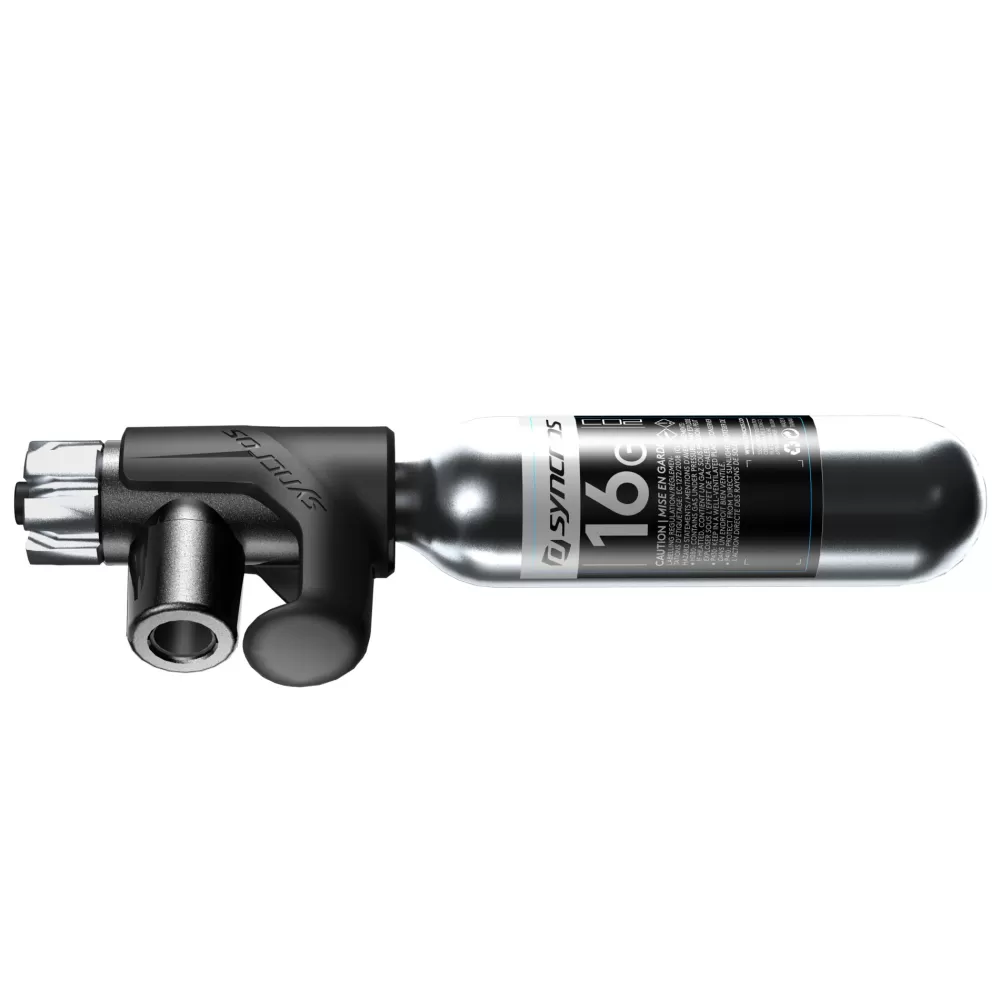 Syncros Cykelpumper | Boundary CO2 + 16g Cartridge Co2 Pumpe Black